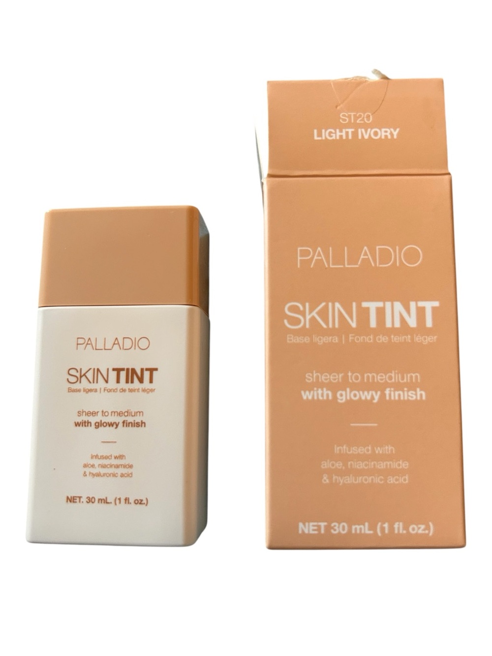 Palladio Skin Tint Sheer in Light Ivory